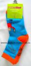 Ponožky dětské - modrooranžové Pat a Mat